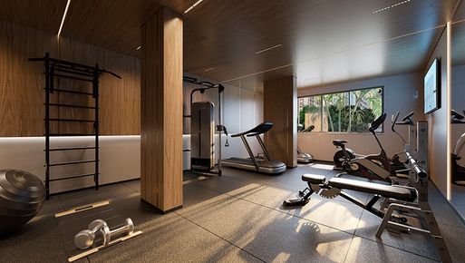 Área wellness do empreendimento Casa Aleixo, no bairro Lourdes, em Belo Horizonte-BH. Área wellness do empreendimento Casa Aleixo, no bairro Lourdes, em Belo Horizonte-BH.