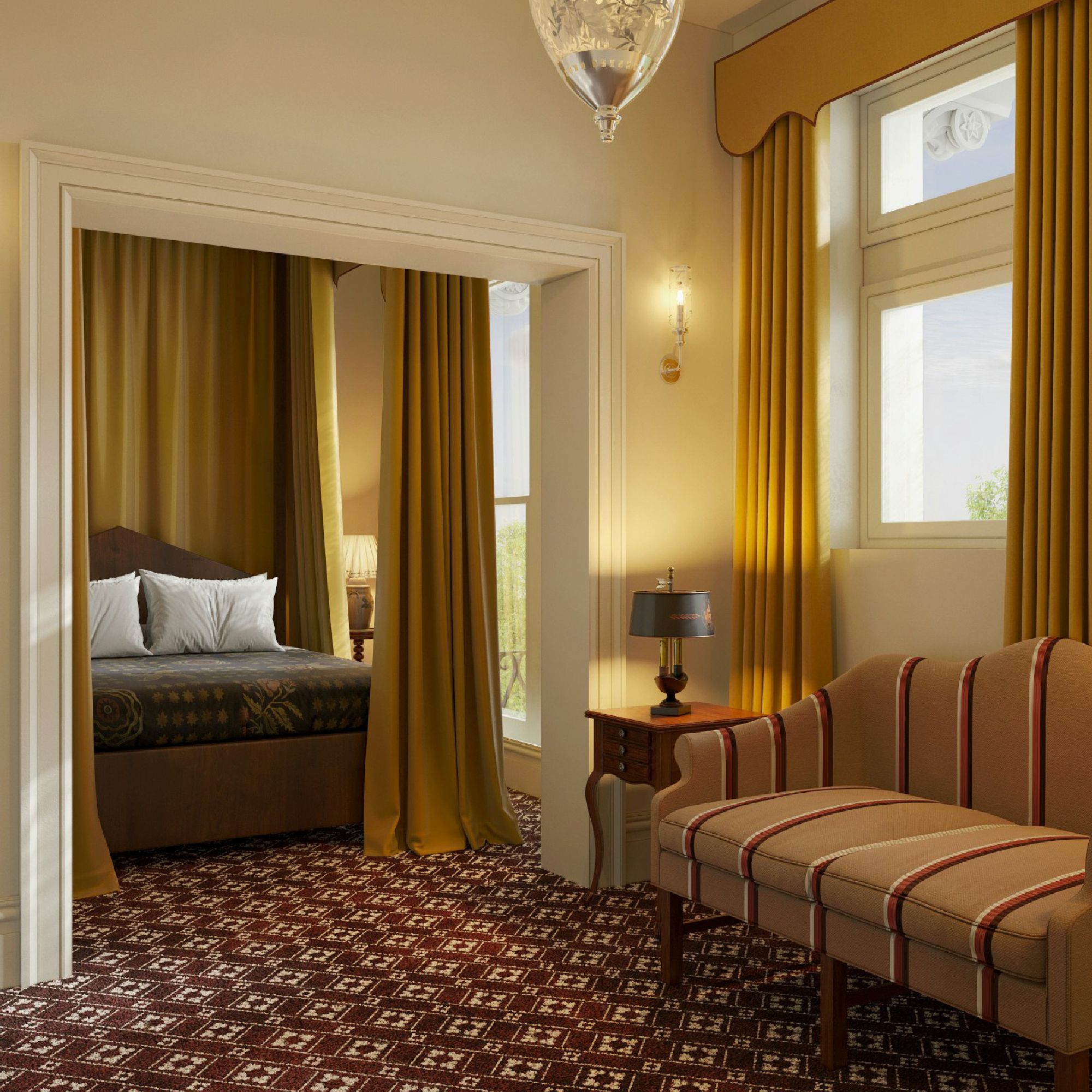Richmond Hotel Shenandoah Mansions Guest Suite