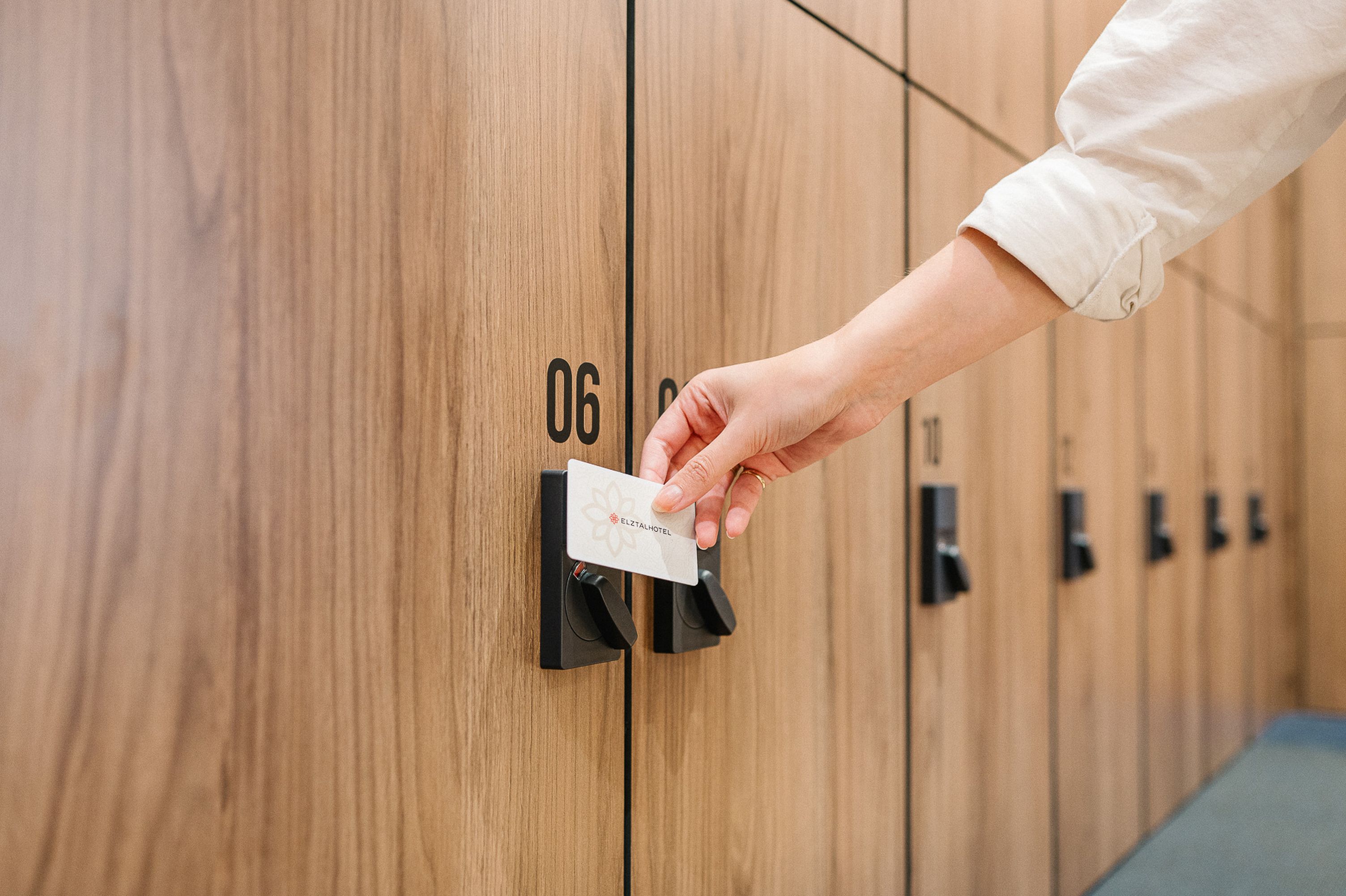 KOCH-Referenz: Schließfächer im Wellnessbereich des Elztalhotels KOCH-Referenz: Schließfächer im Wellnessbereich des Elztalhotels