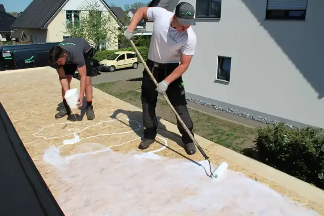 Balkonabdichtung mit HERTALAN EPDM Planen