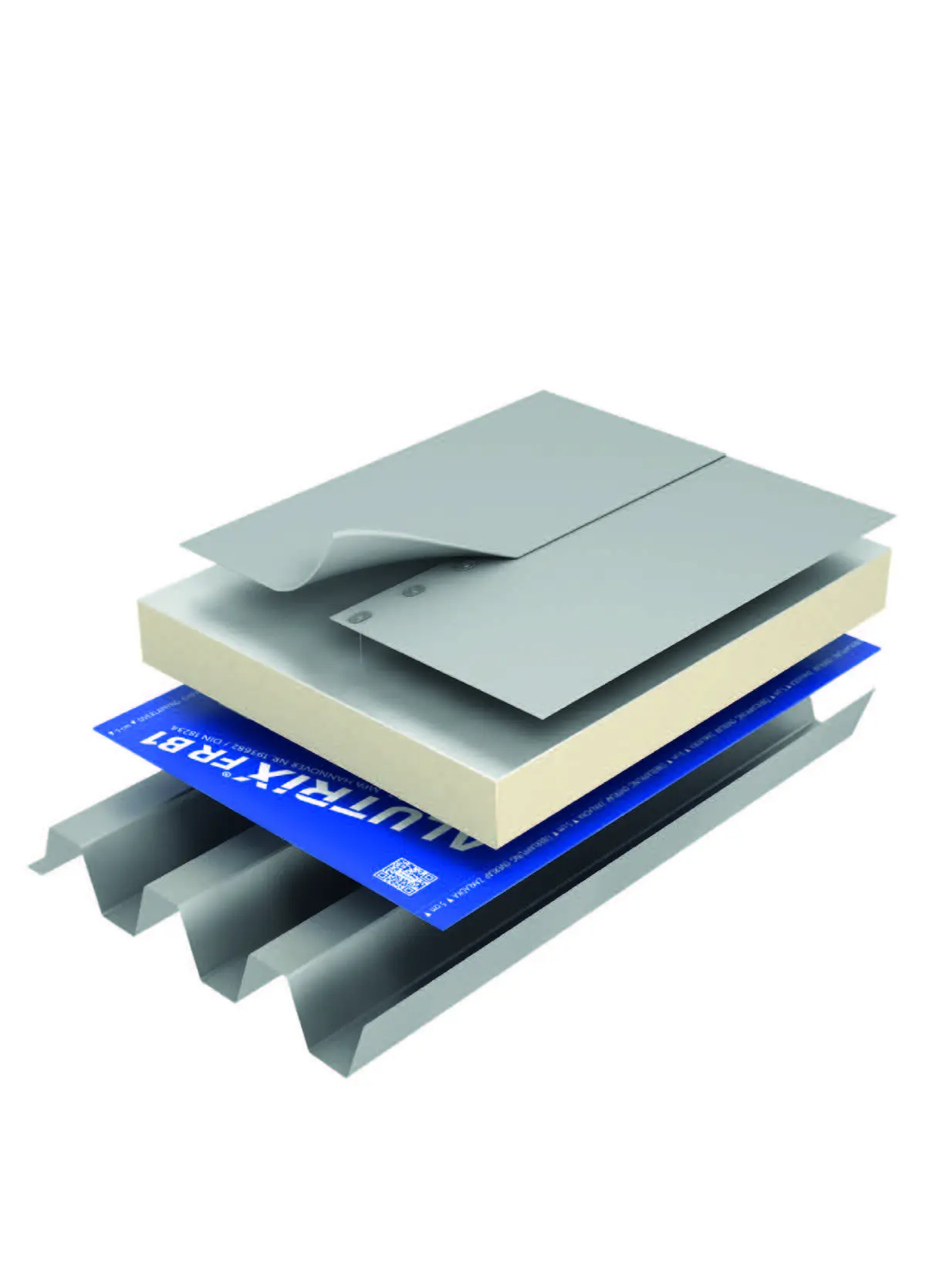 A mechanically fastened tpo membrane