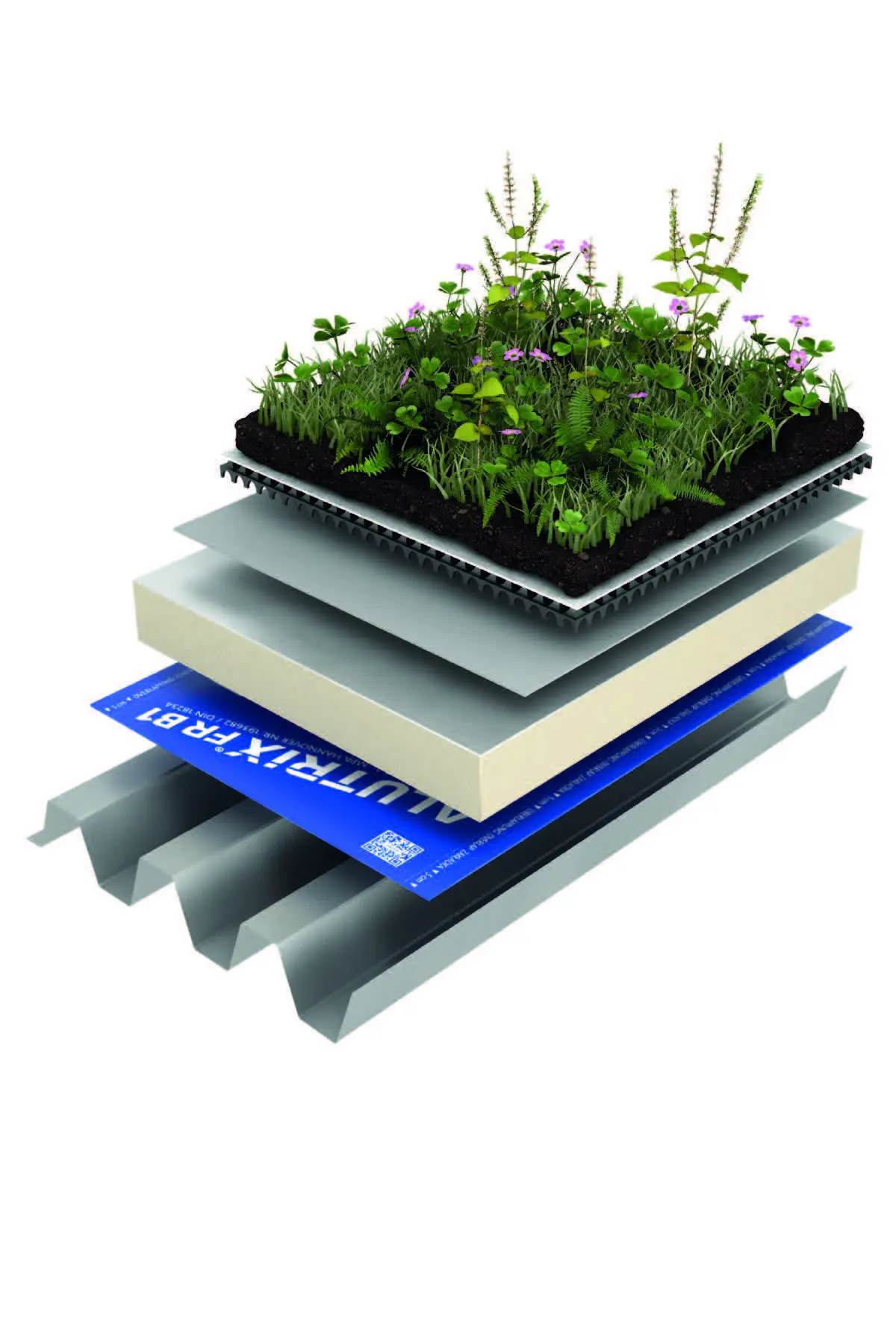 A tpo membrane with an adhered system 