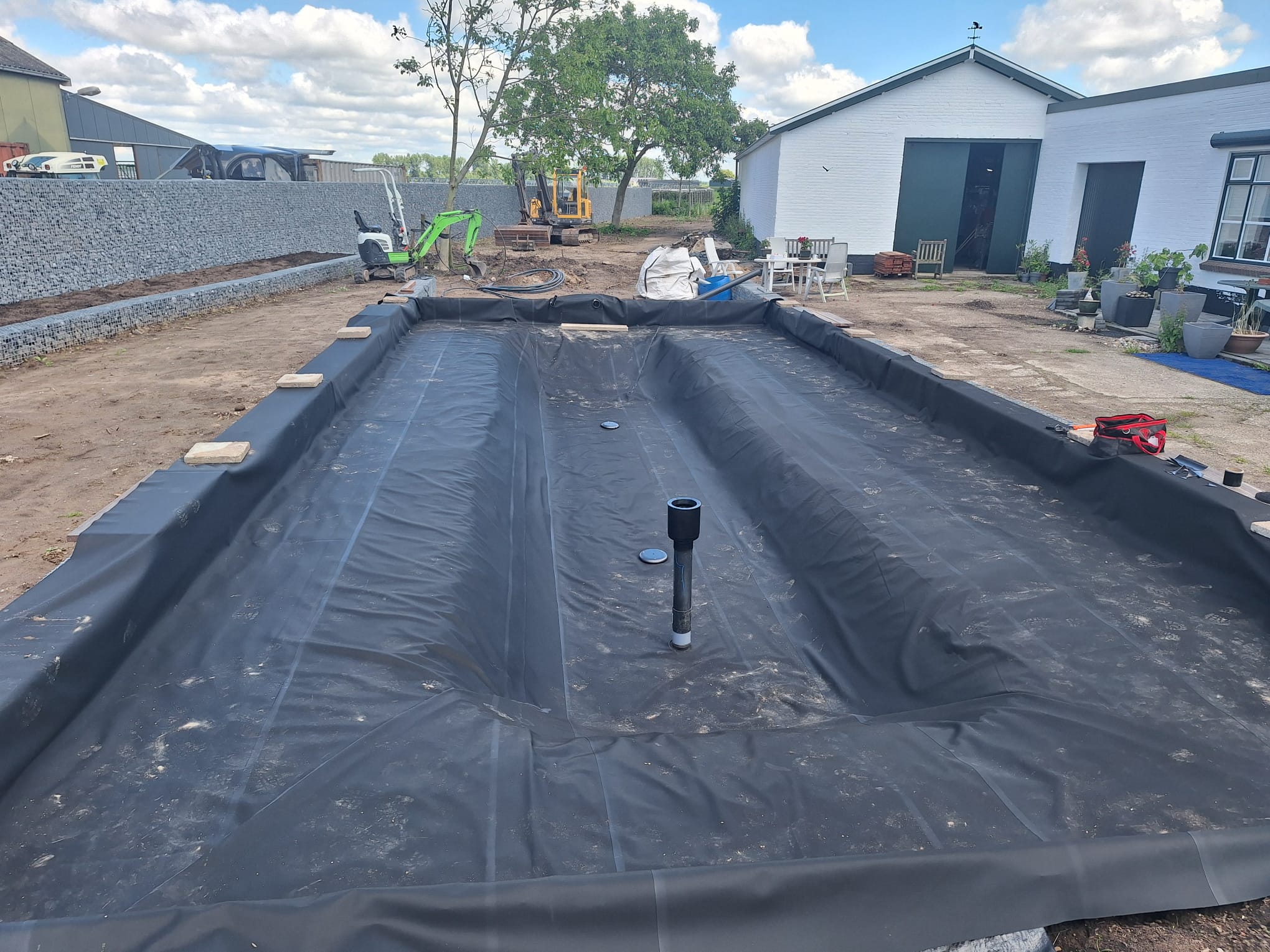 TeichVisioâche pour bassin en PVC noir de qualité supérieure