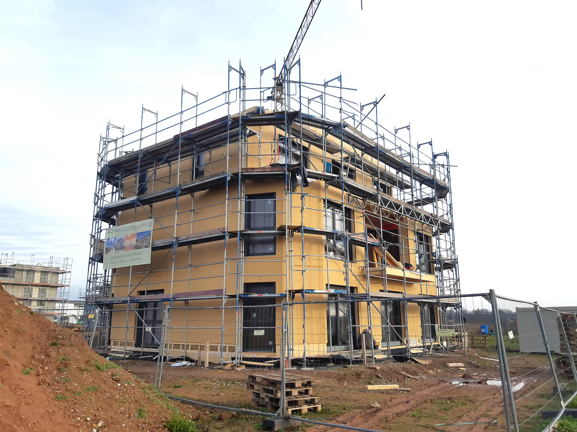 Ansicht Wohnhaus Südwest 19.12.2025