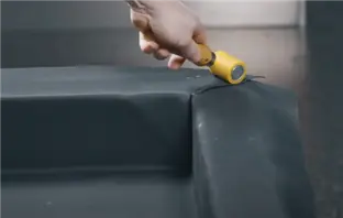 Invouwen EPDM binnenhoek