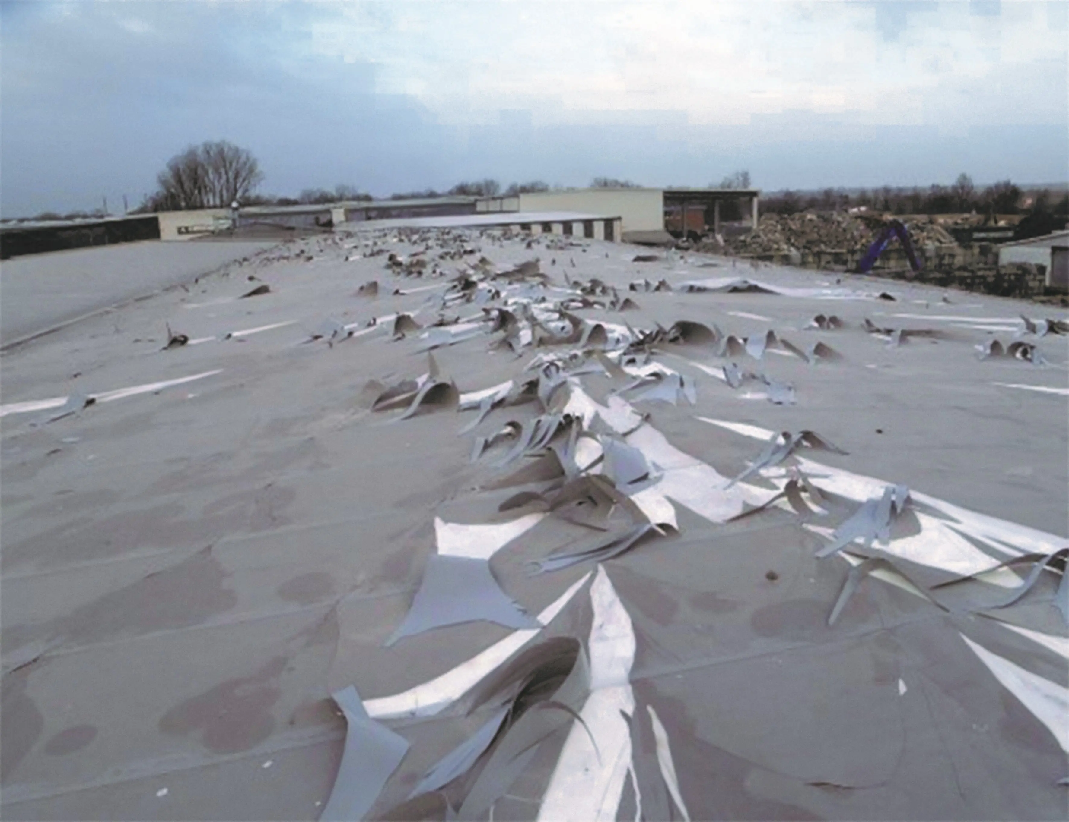 Shattering Flachdach