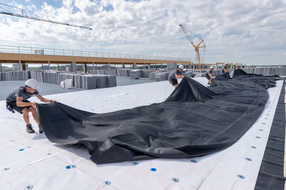 Hertalan epdm dakbedekking