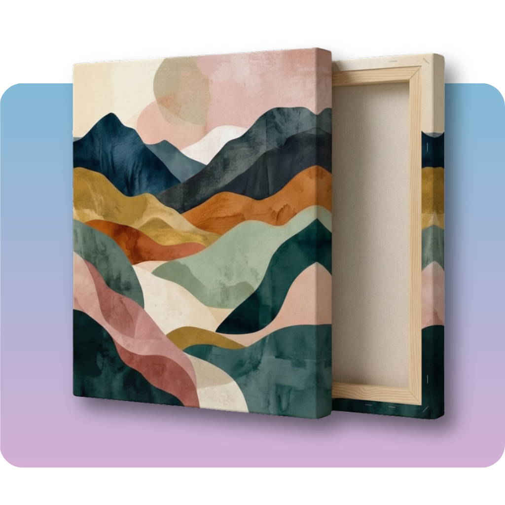 Gelato canvas wall art