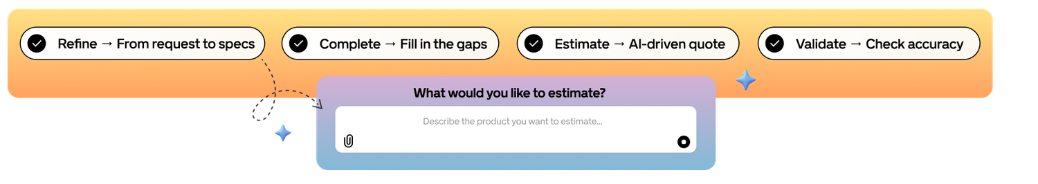 AI Estimator thin banner