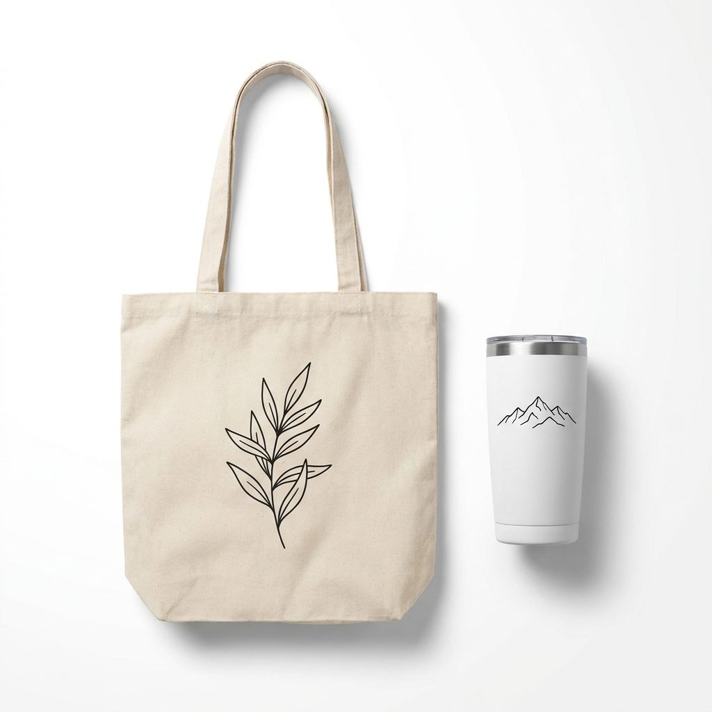 Custom tote bags and mugs — two of summer's strongest additions