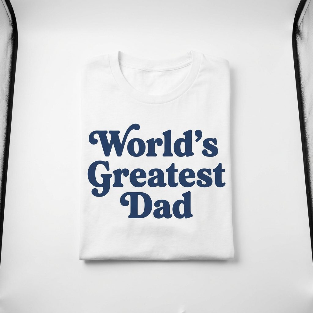 Custom Father's Day T-Shirts — Personalised & Printed On Demand
