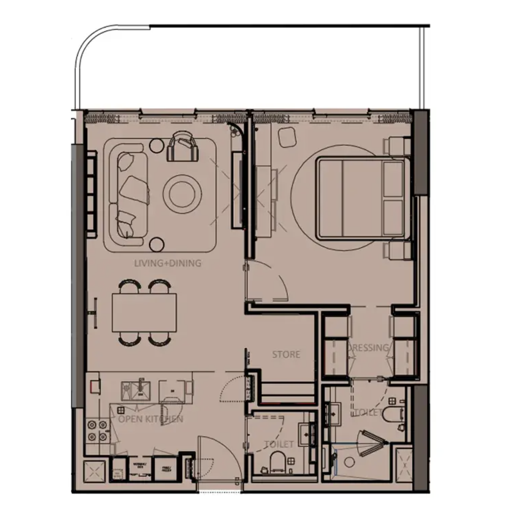 1 Bedroom Apartment