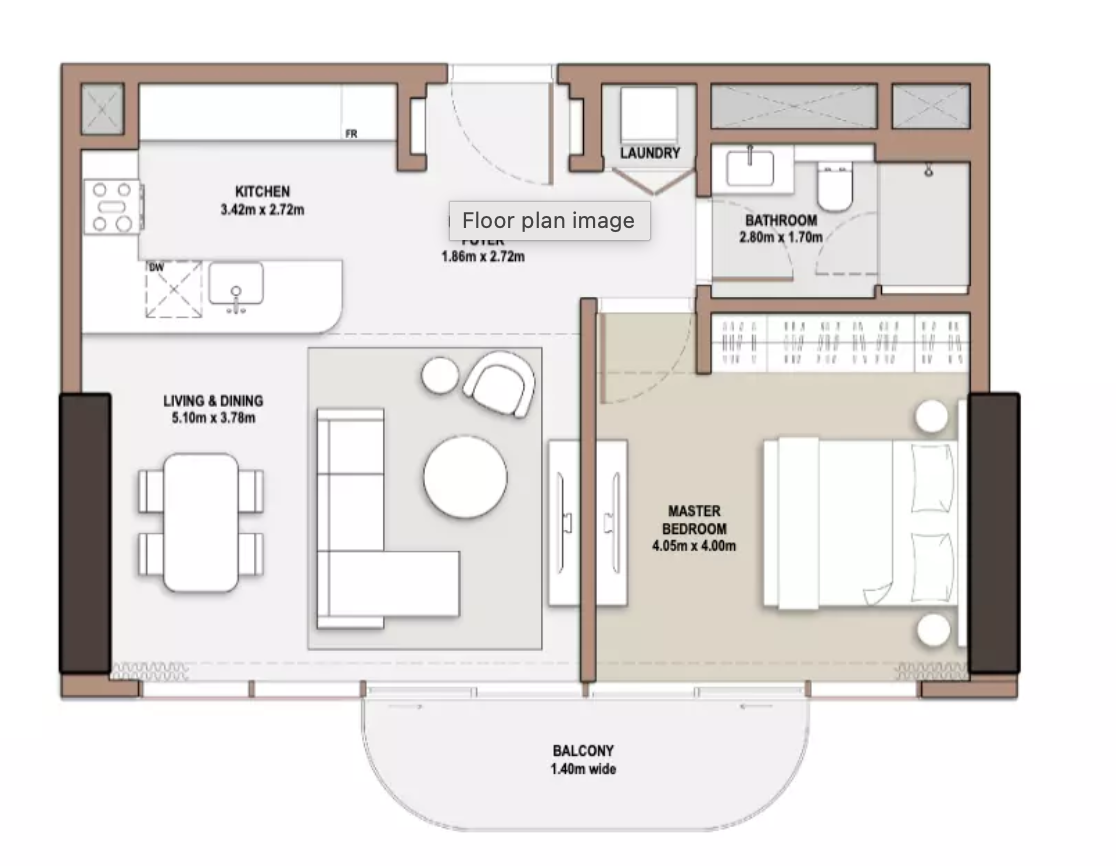 1 Bedroom Apartment