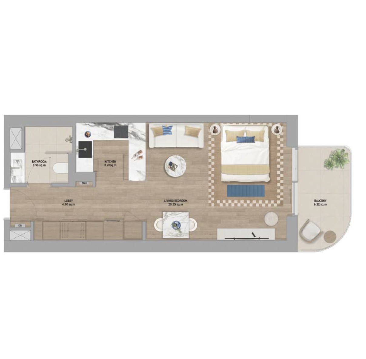 Studio Apartment 