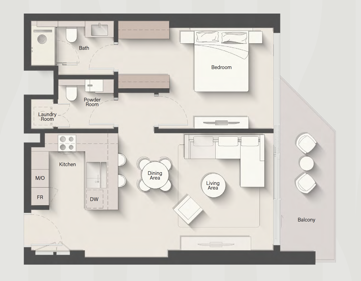 1 Bedroom Apartment