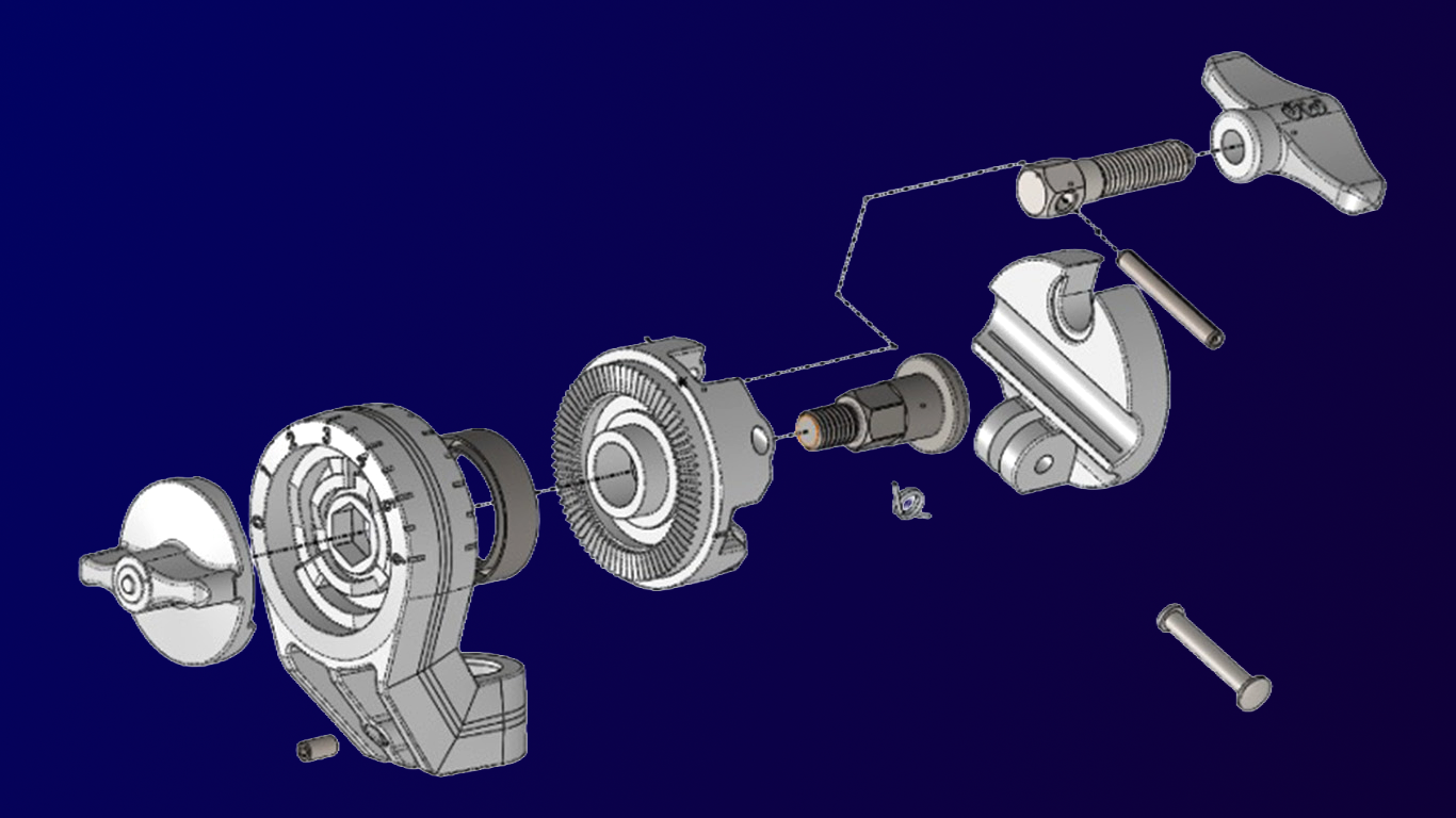 9000X AutoLock boom tilter drawing