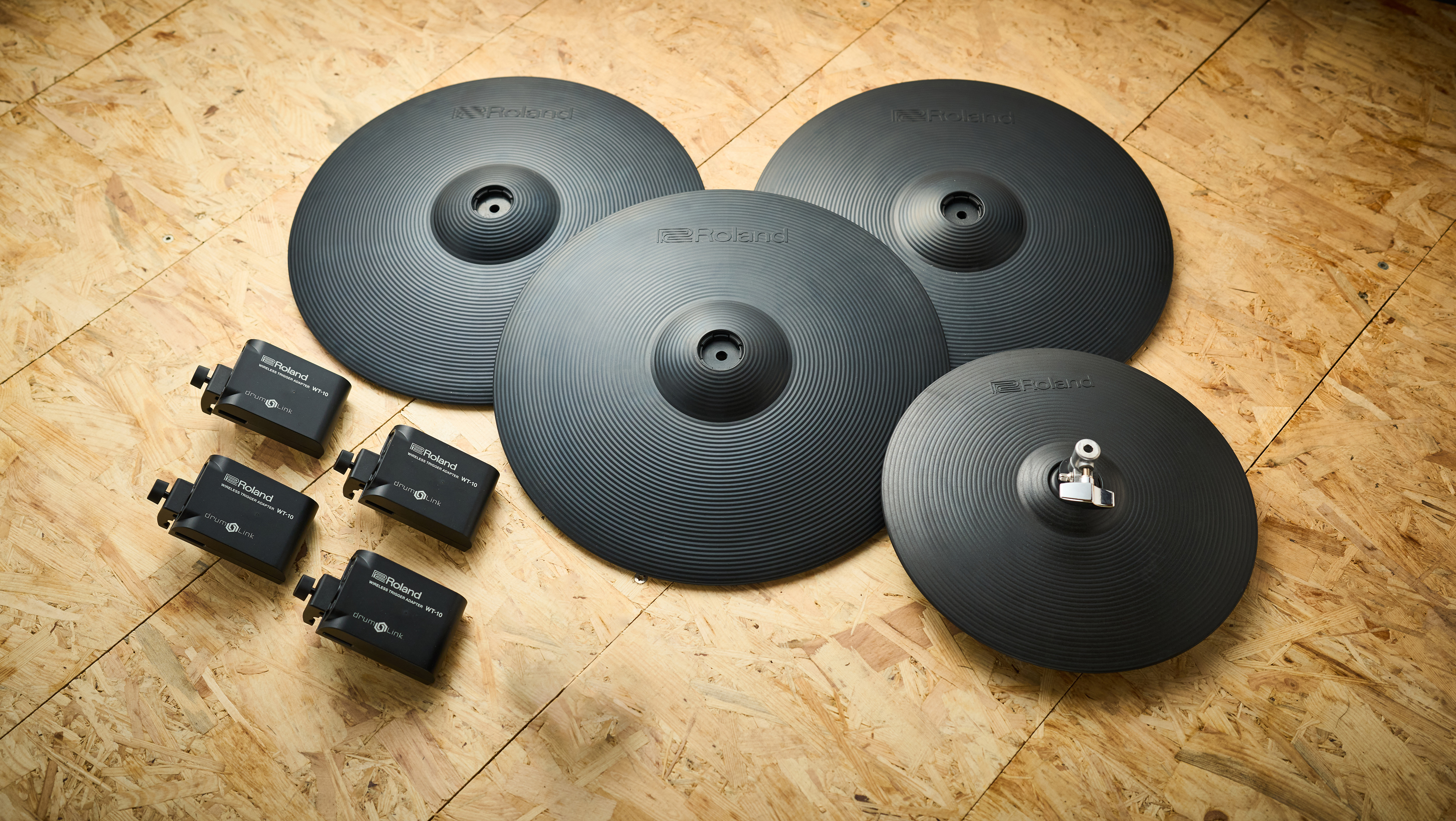 Roland 4CY-4WT-01 Wireless DrumLink Cymbal Pack | Drum Workshop Inc.