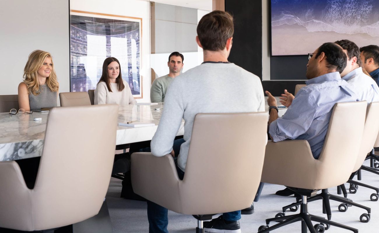 Third Point team sitting in conference room