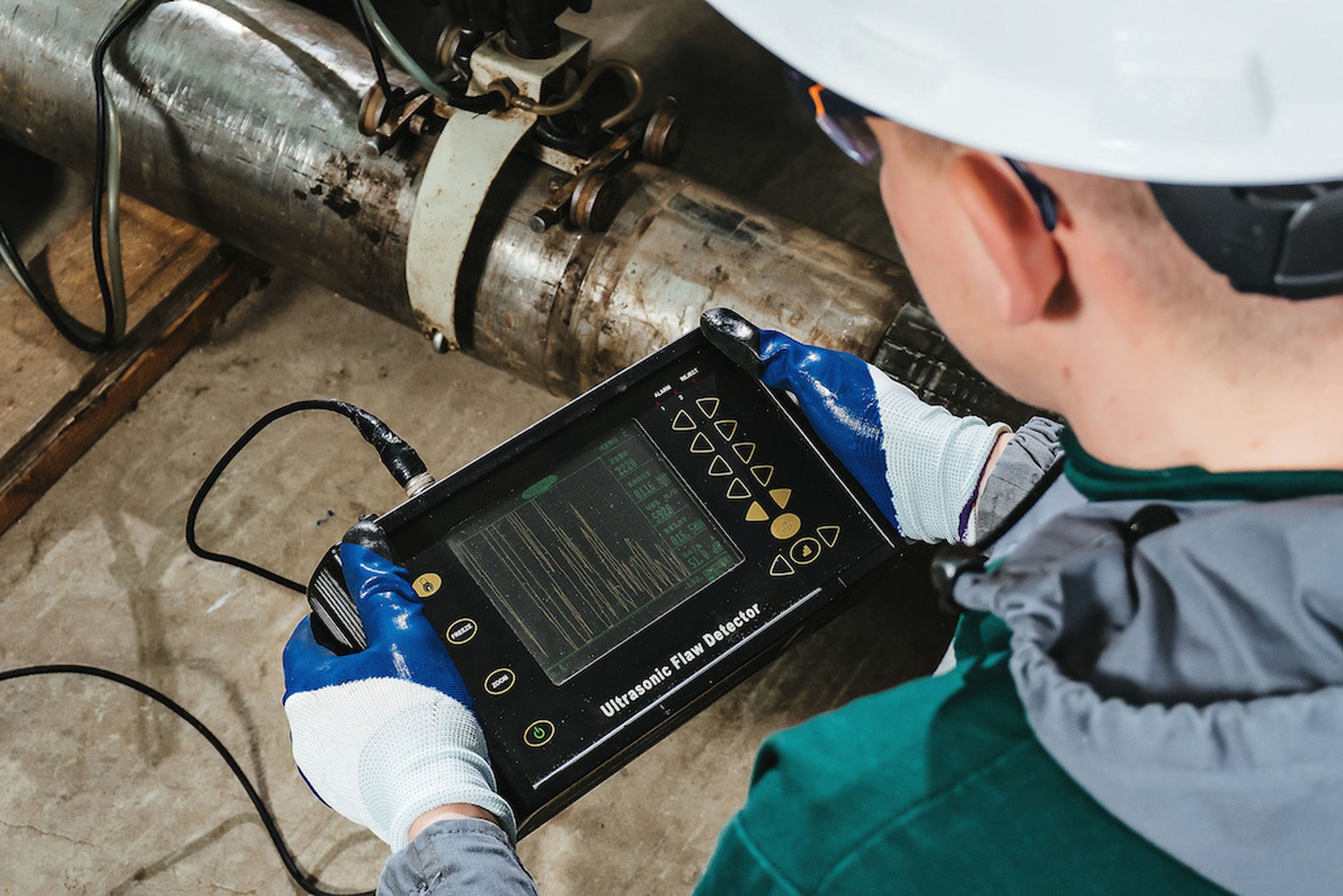 ultrasonic analysis | análise por ultrassons