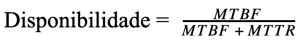 calcular disponibilidade em manutenção