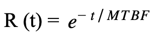 reliability formula