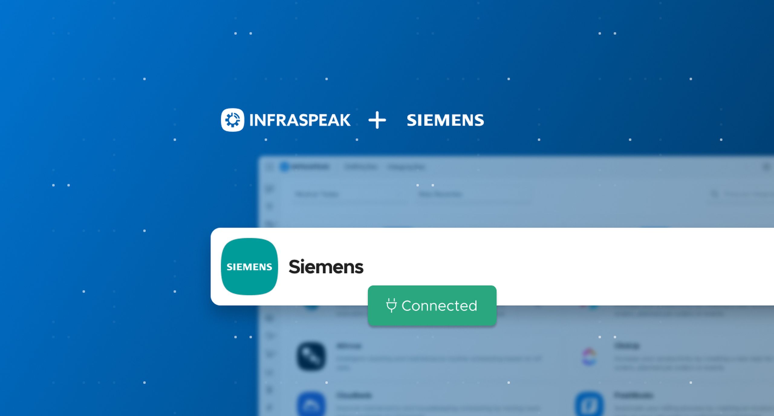 Infraspeak and Siemens integration