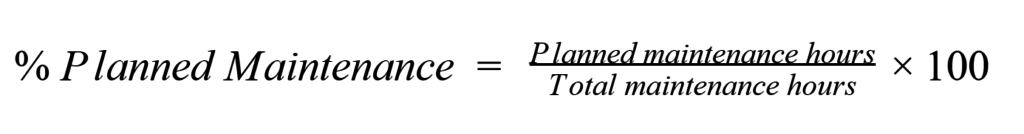 Planned Maintenance Percentage