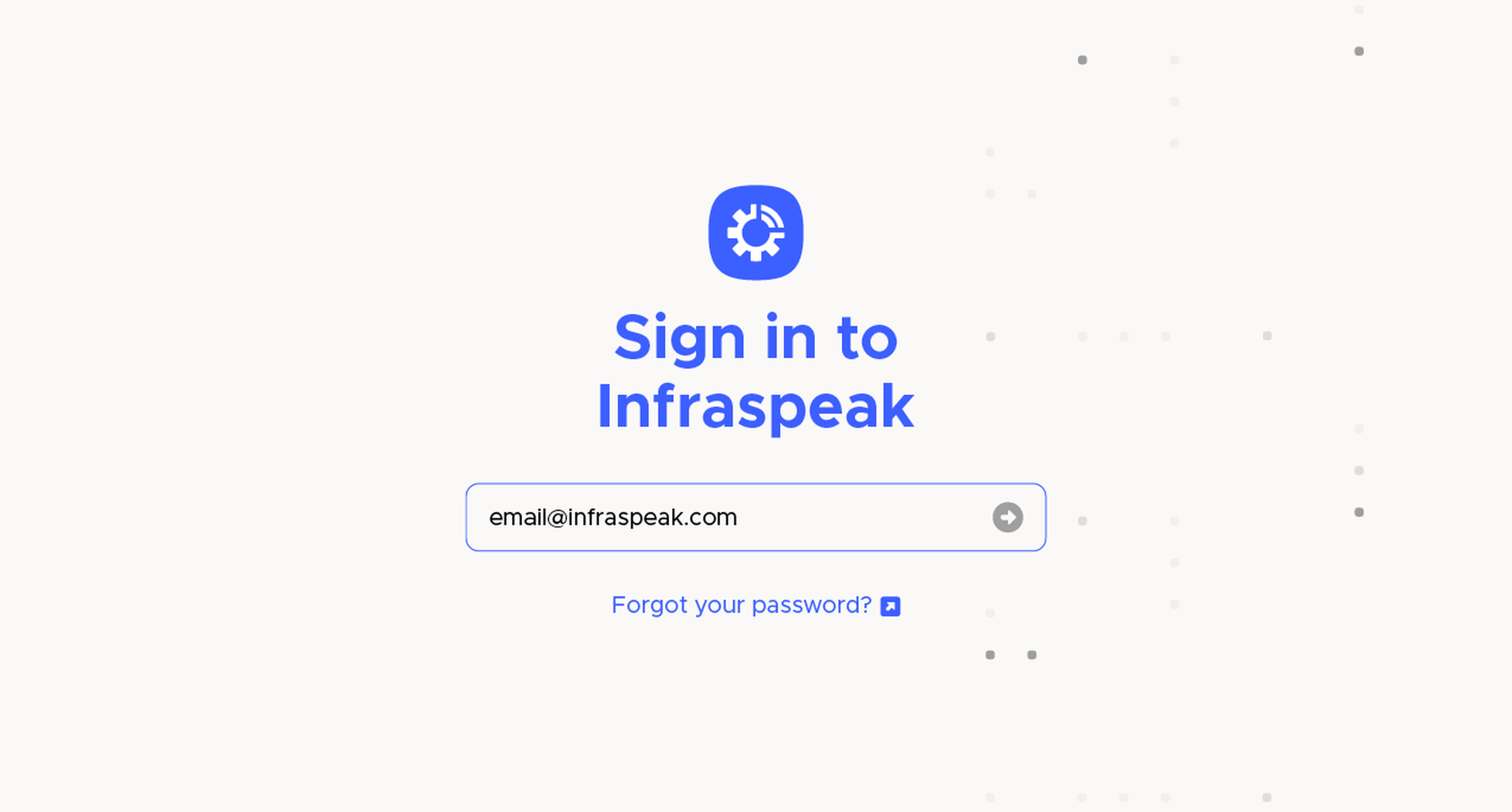 Infraspeak Single Sign-On