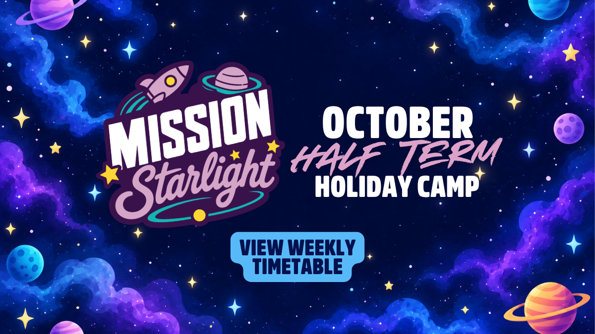 October Half Term U8's Activity Schedule - Mission Starlight event image