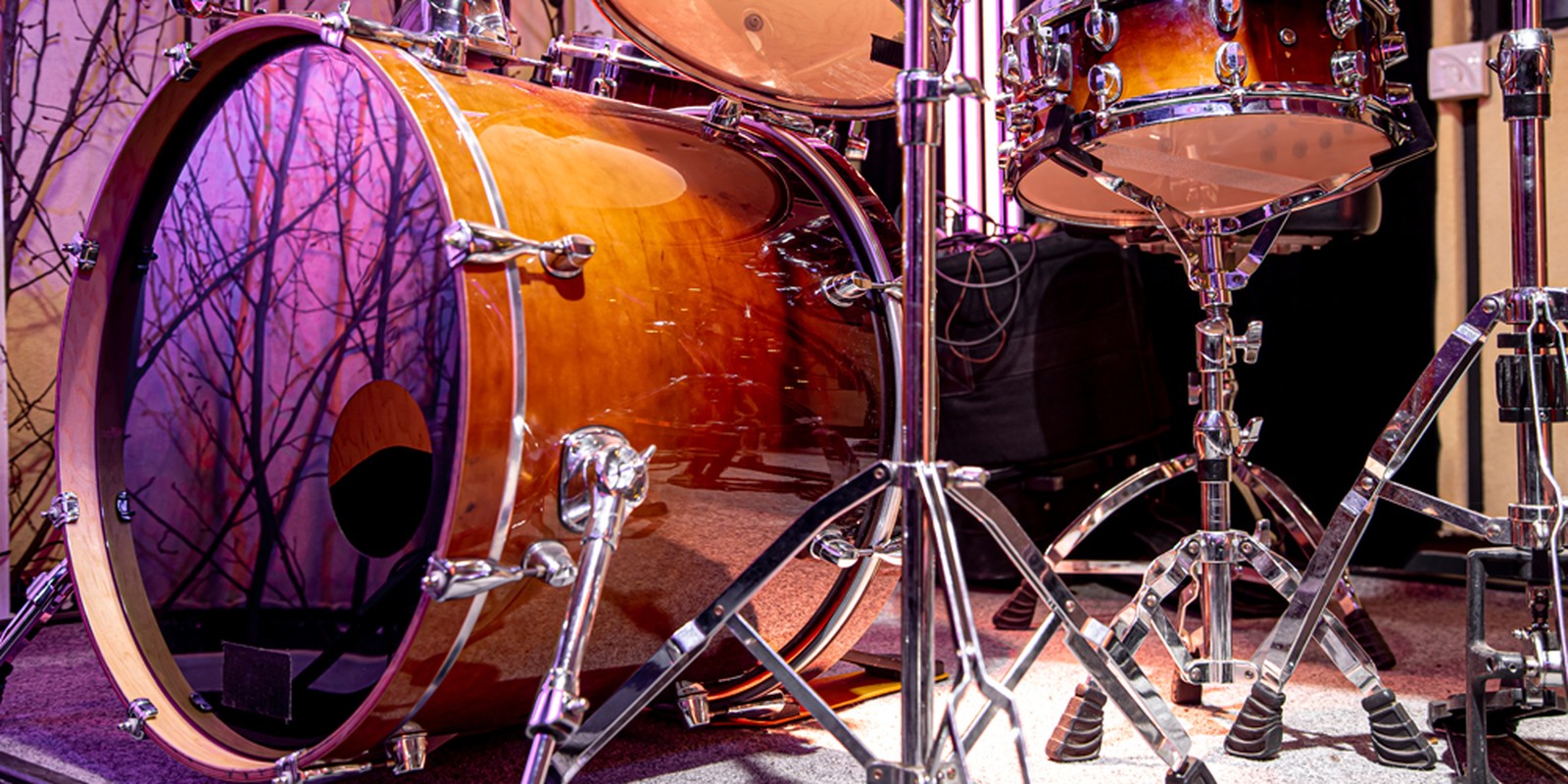 20" Bassdrum im Naturholz-Finish