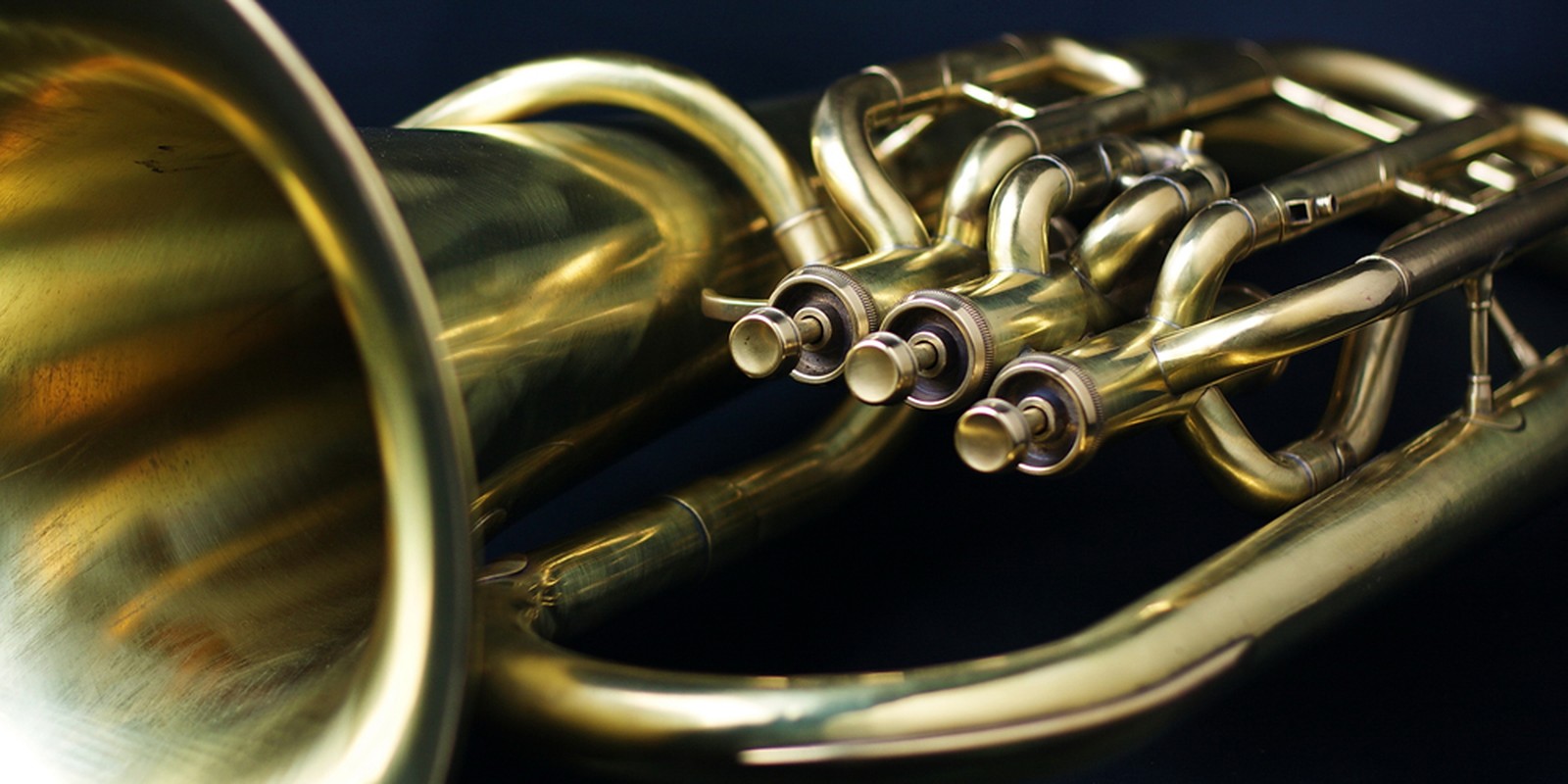 Baritonhorn in Detailaufnahme
