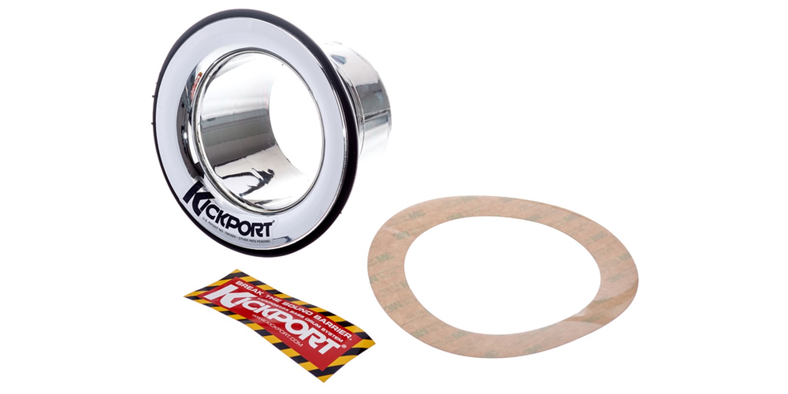 Kick Port Bass Drum Insert Booster Chrom