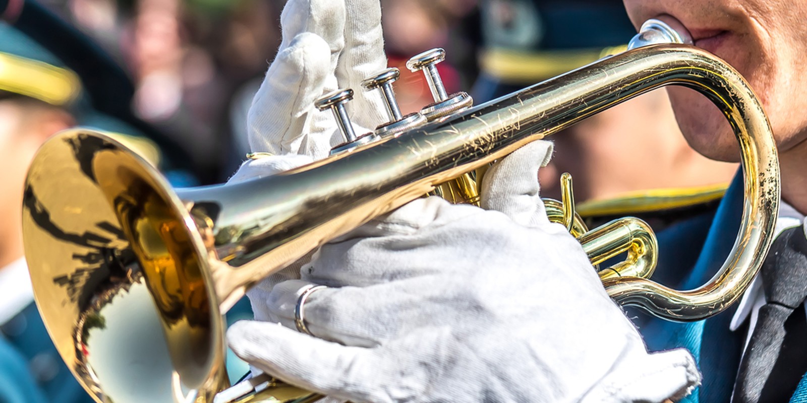 Bb-Kornett im Einsatz