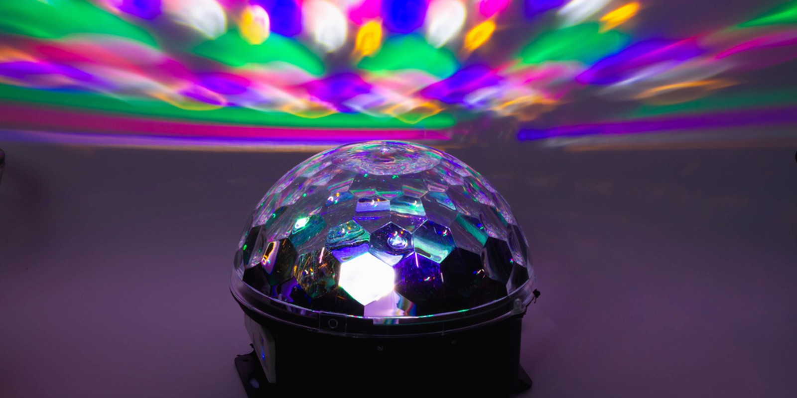 LED Spiegelkugel im Einsatz