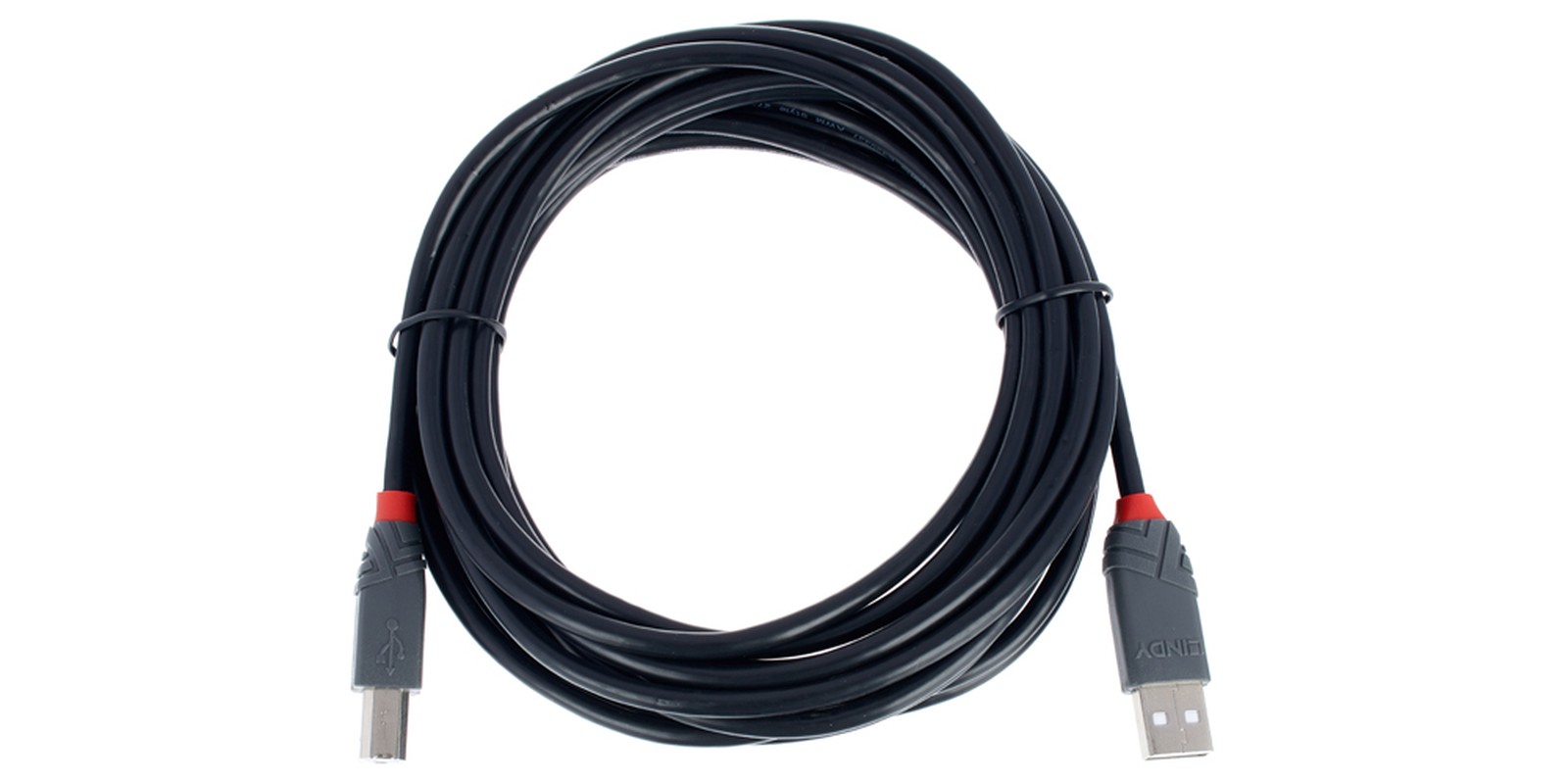 Lindy USB 2.0 Typ A/B 5m black