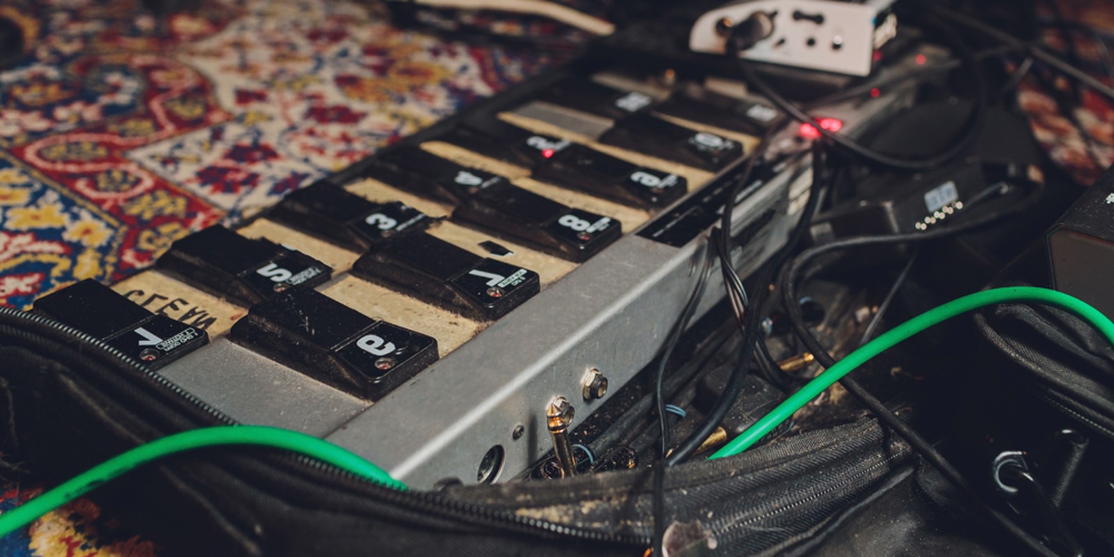 MIDI-Fußschalter im Bühneneinsatz