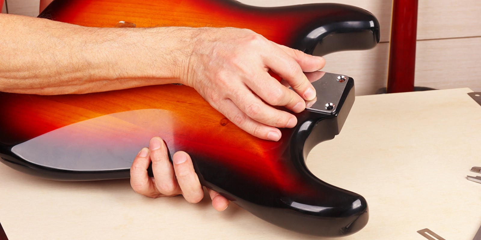 Korpus einer E-Gitarre