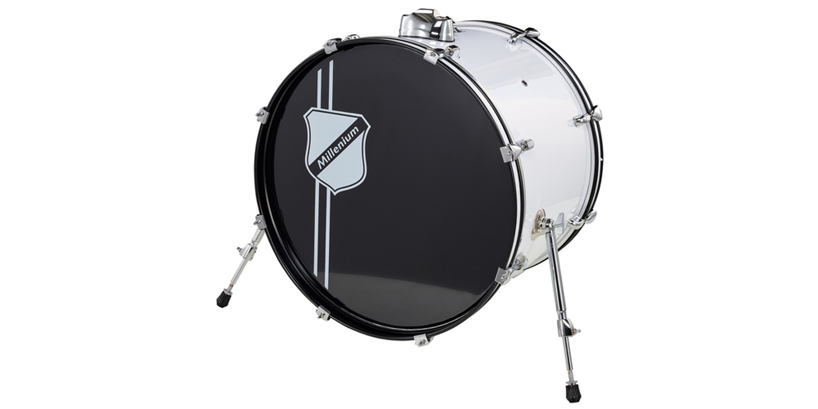 Millenium Focus 22"x16" Bass Drum White