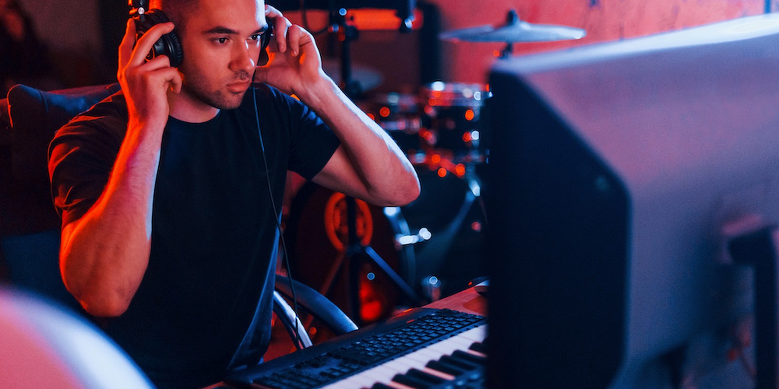 Kopfhörer und Verstärker