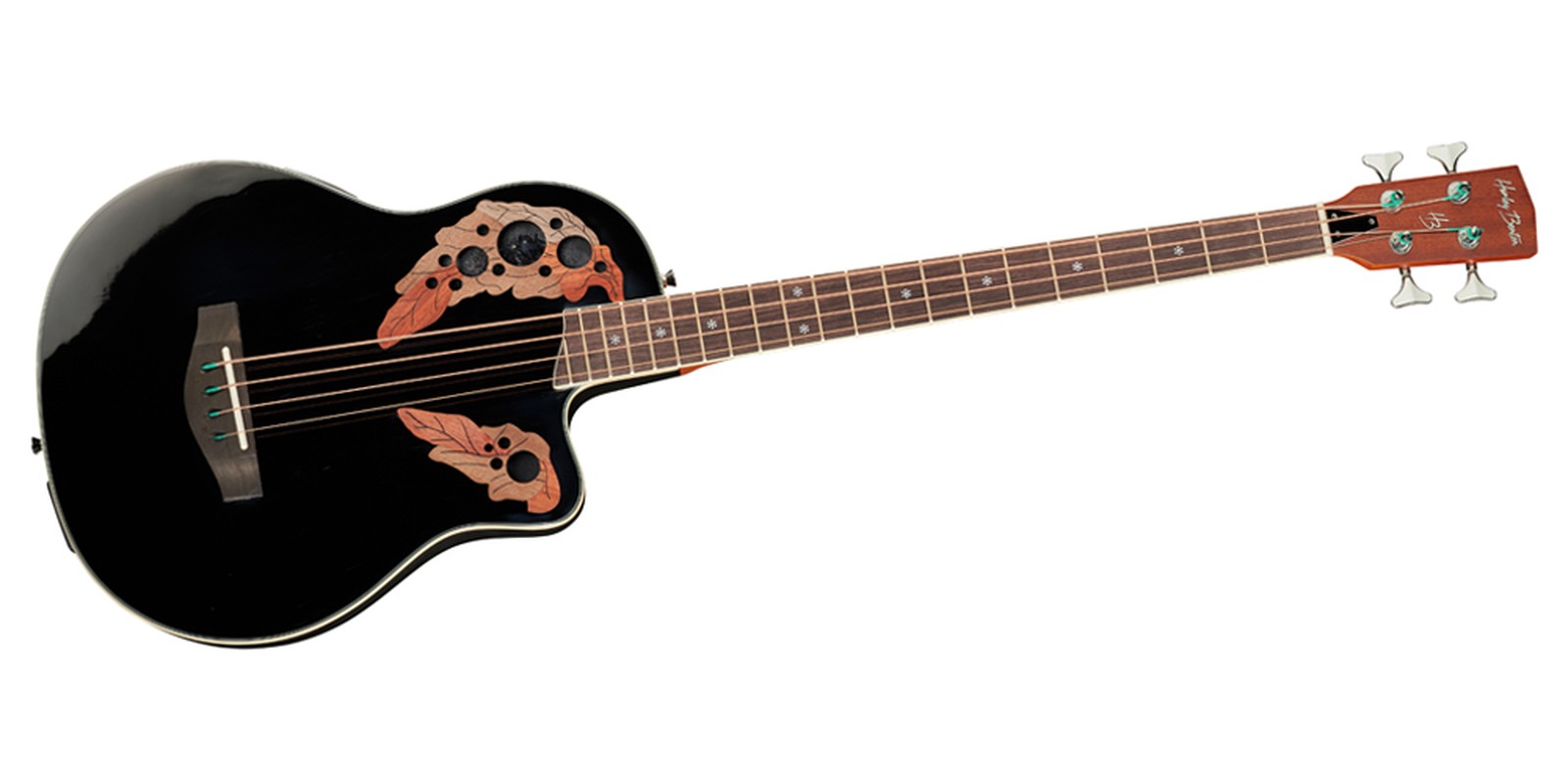 Harley Benton HBO-850 Bass Black Akustikbass