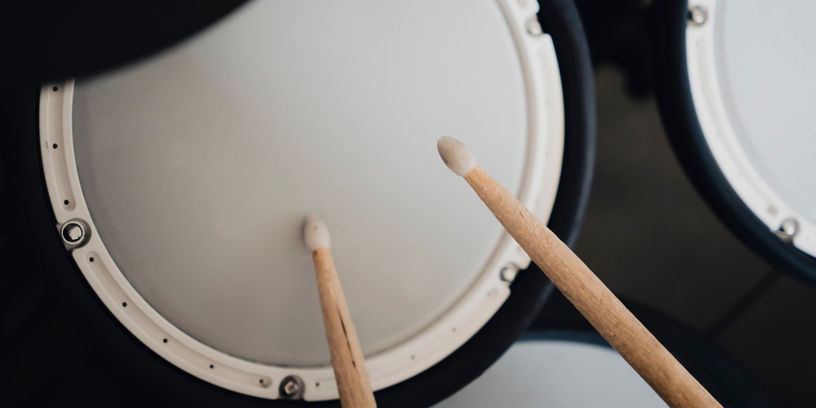 Mesh Head auf einem E-Drum Pad