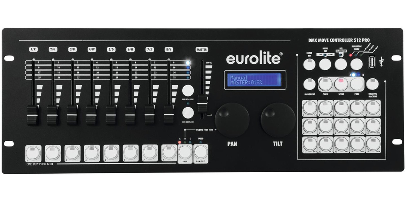 Eurolite DMX Move Controller 512 PRO DMX-lichtstuurpaneel