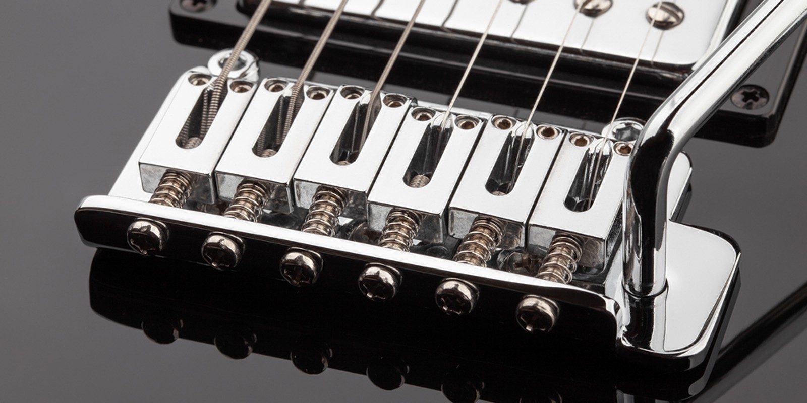 Brücke einer E-Gitarre