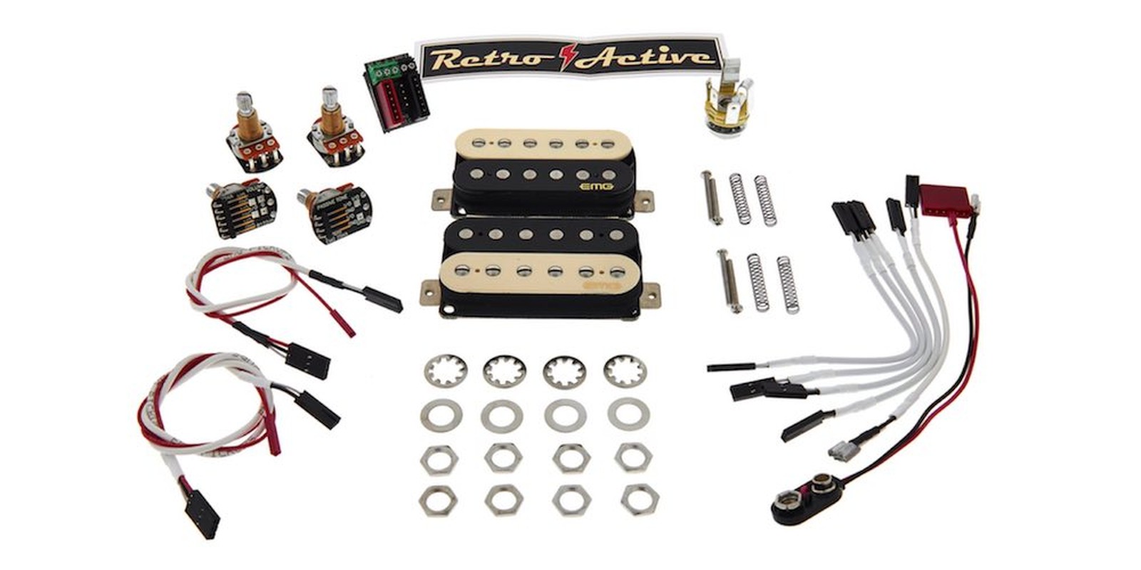 EMG Fat 55 Set Zebra | Tonabnehmerset für E-Gitarre