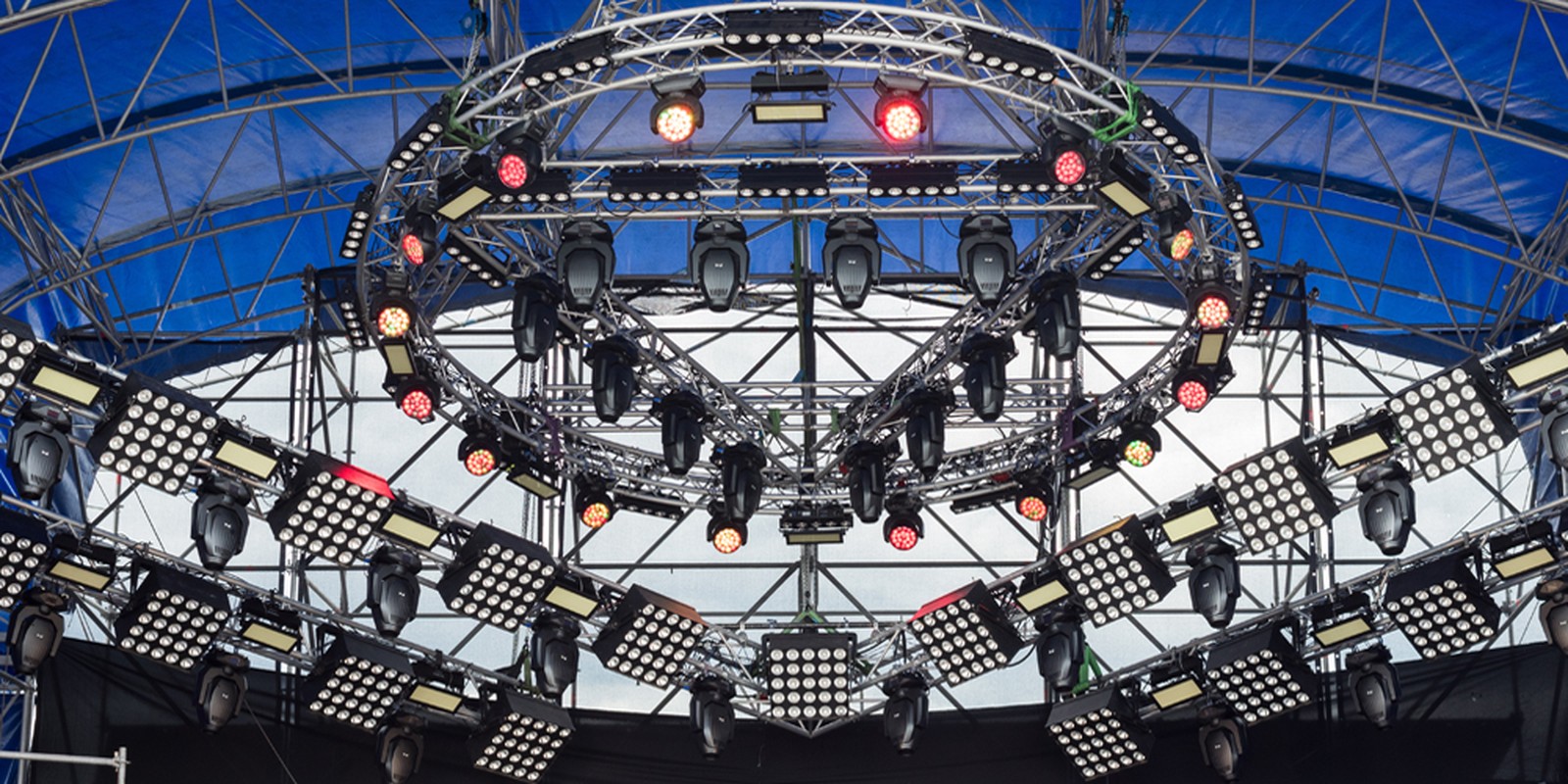 LED Fluter im Bühneneinsatz