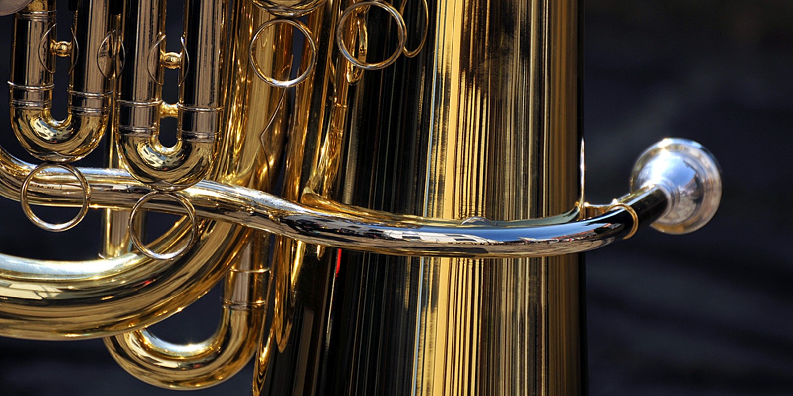 Detailaufnahme eines Baritonhorns