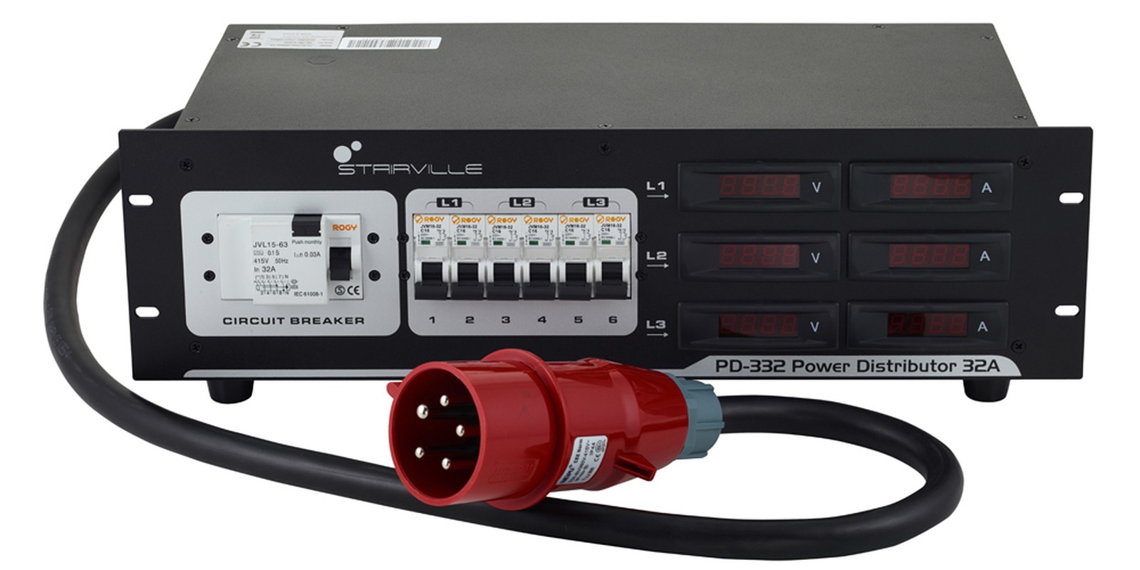 Stairville PD-332 Power Distributor 32A