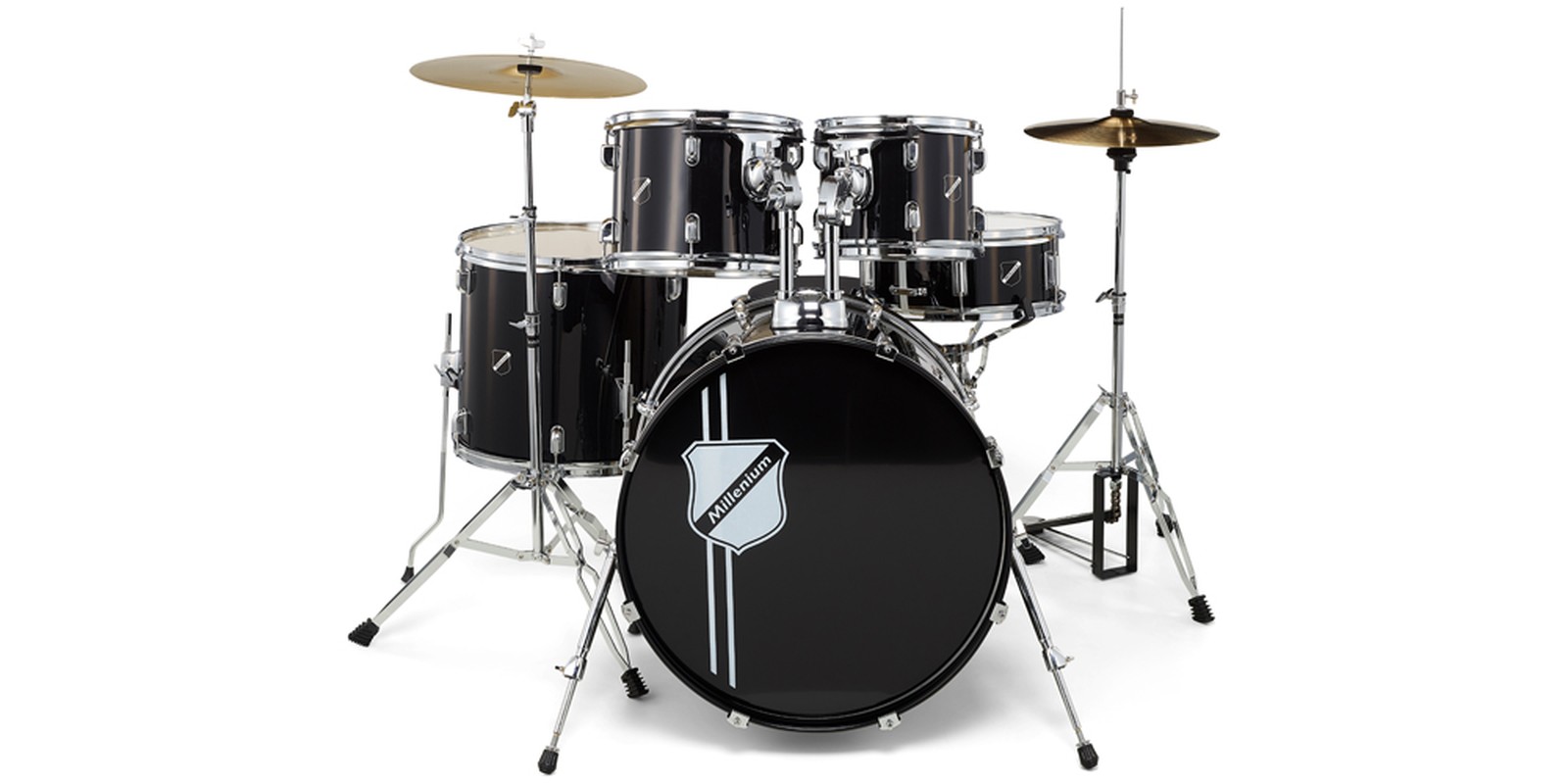 Millenium Focus 22 Drum Set Black