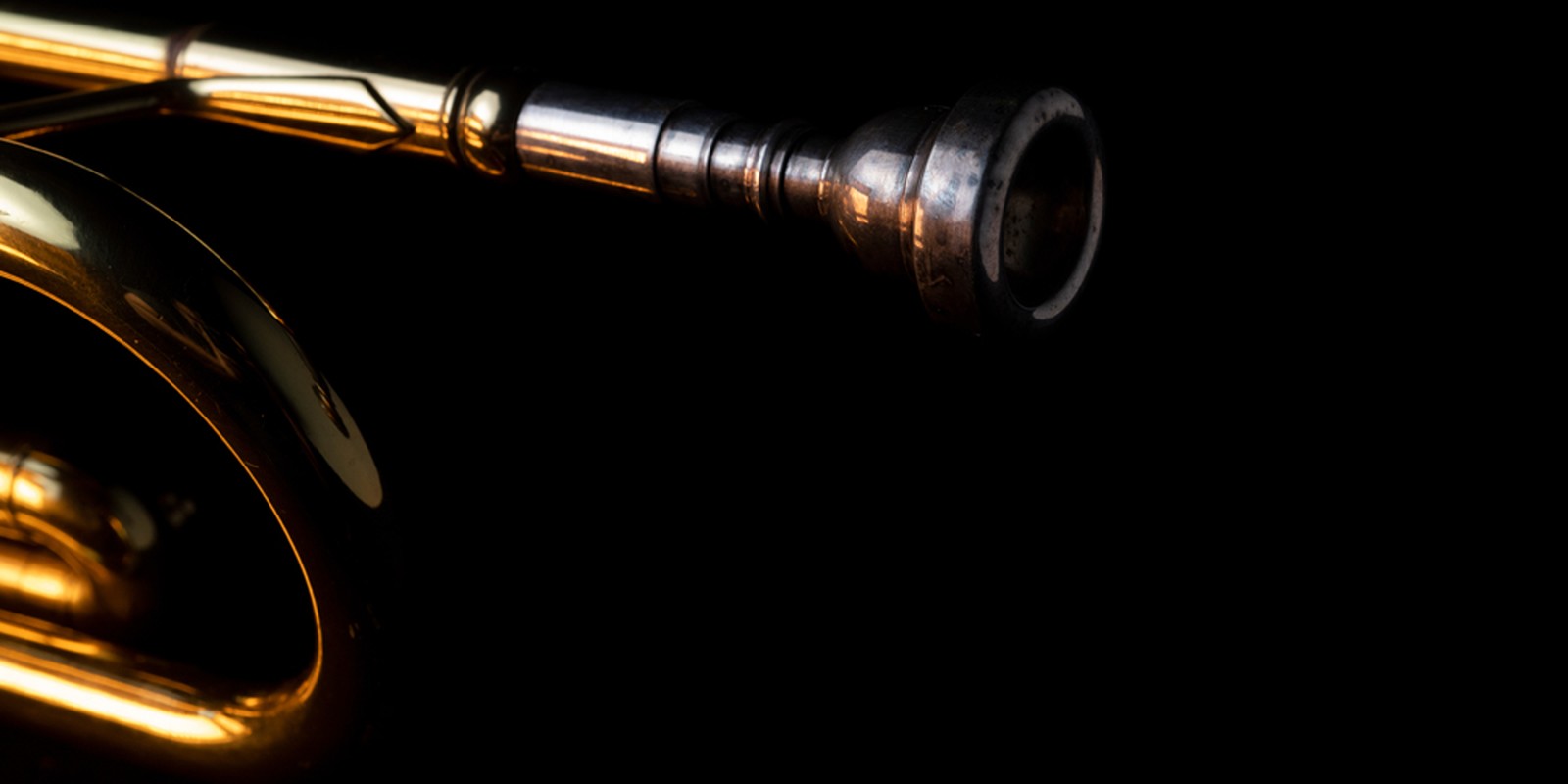 Mundstück eines Blechblasinstrumentes