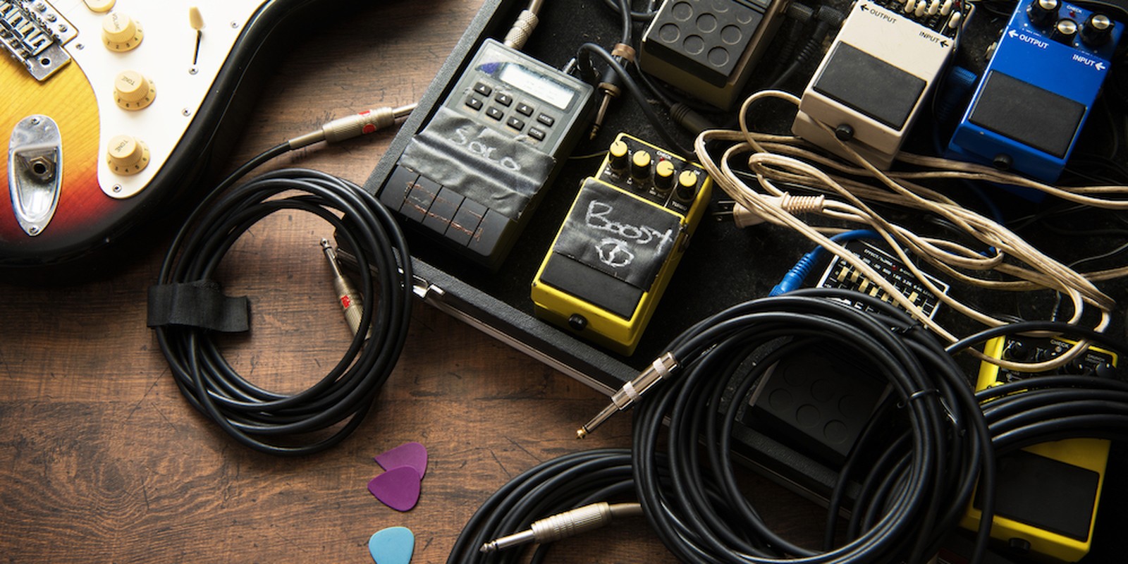 Gitarrenzubehör Kabel, Plektren, Saiten